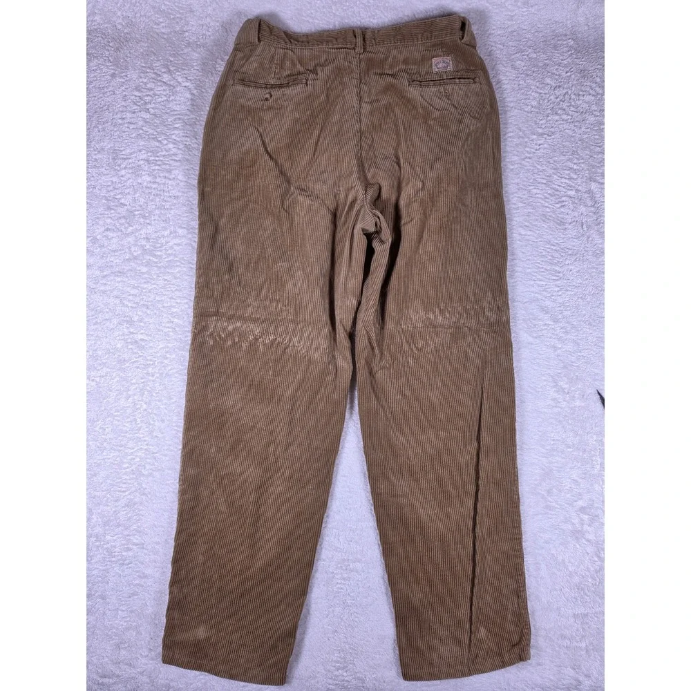 Vintage Polo Ralph Lauren Andrew Cords Mens 35/32 Pleated Wide-Wale Corduroy
